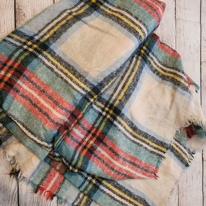 Aerie Plaid Blanket Scarf